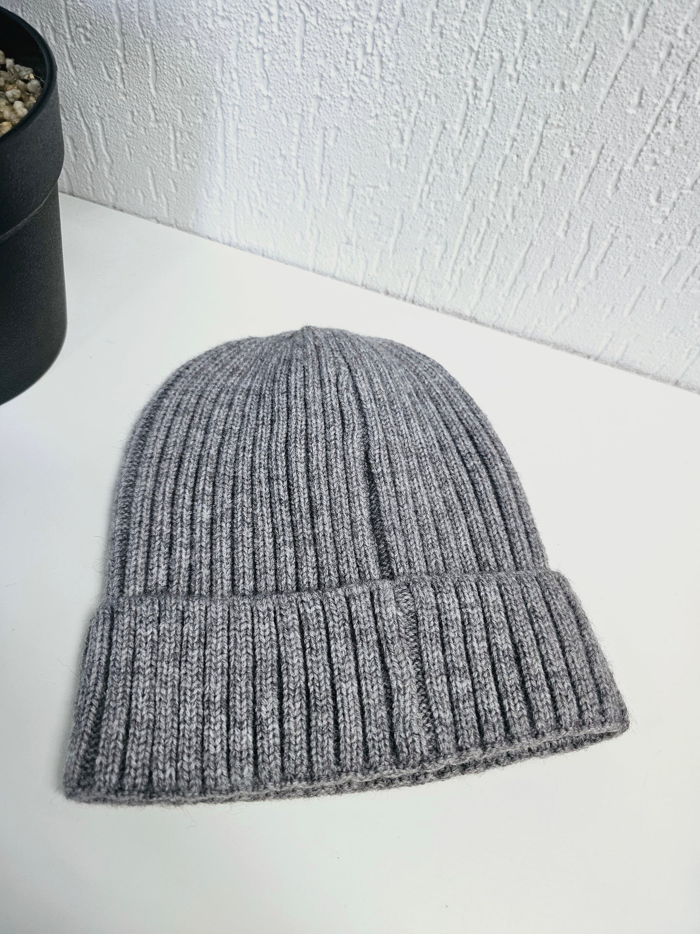 Strickmütze mit Angora Wolle in verschieden Farben