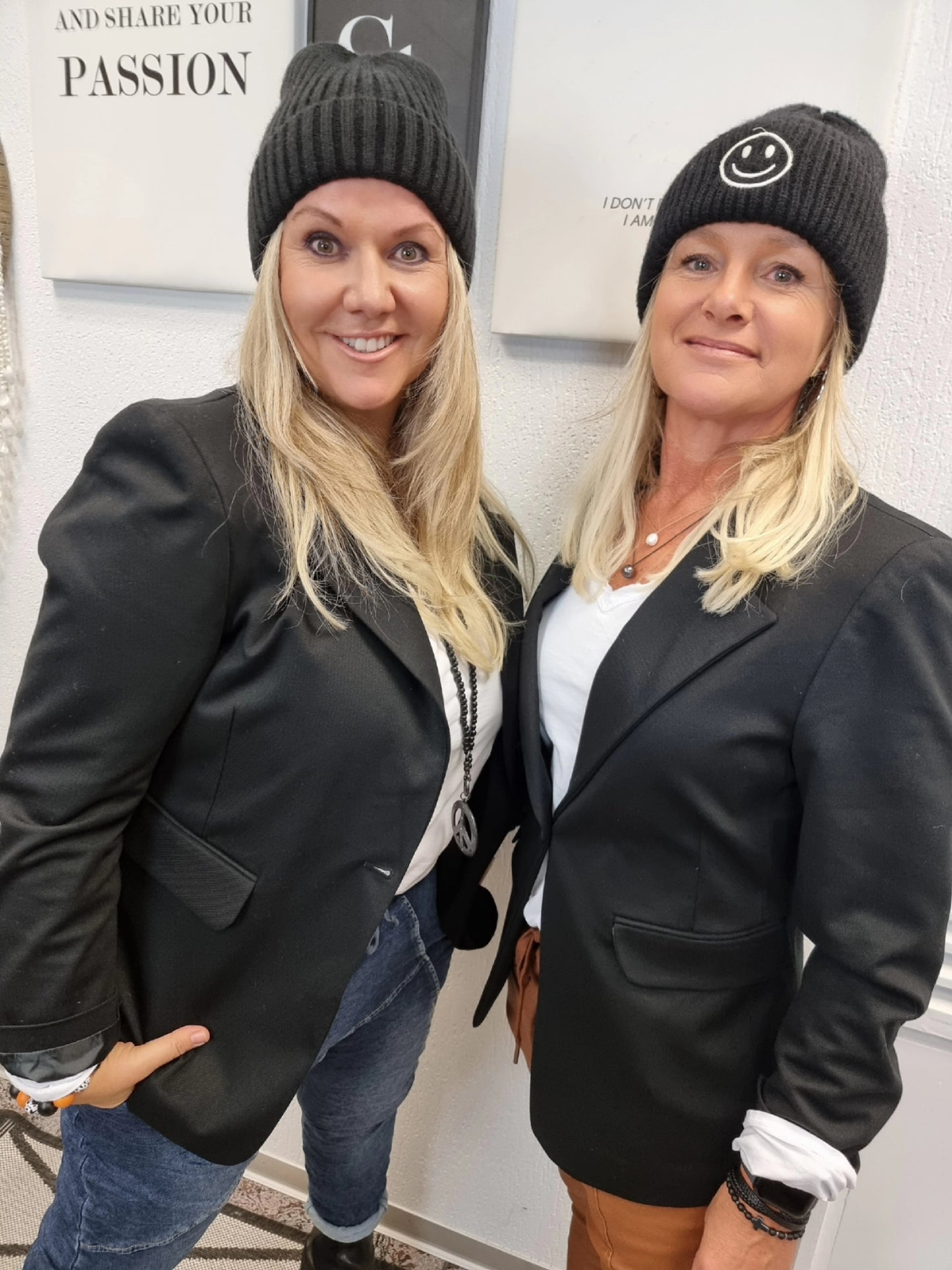 Einreihiger Blazer in Schwarz, nur S vorrätig