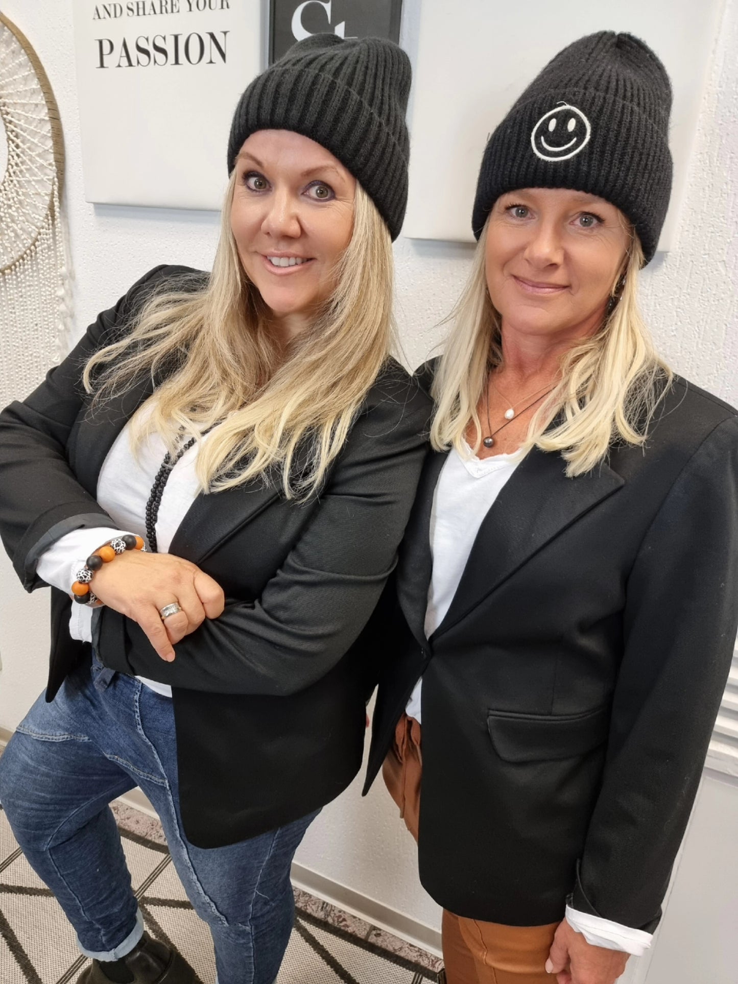 Einreihiger Blazer in Schwarz, nur S vorrätig