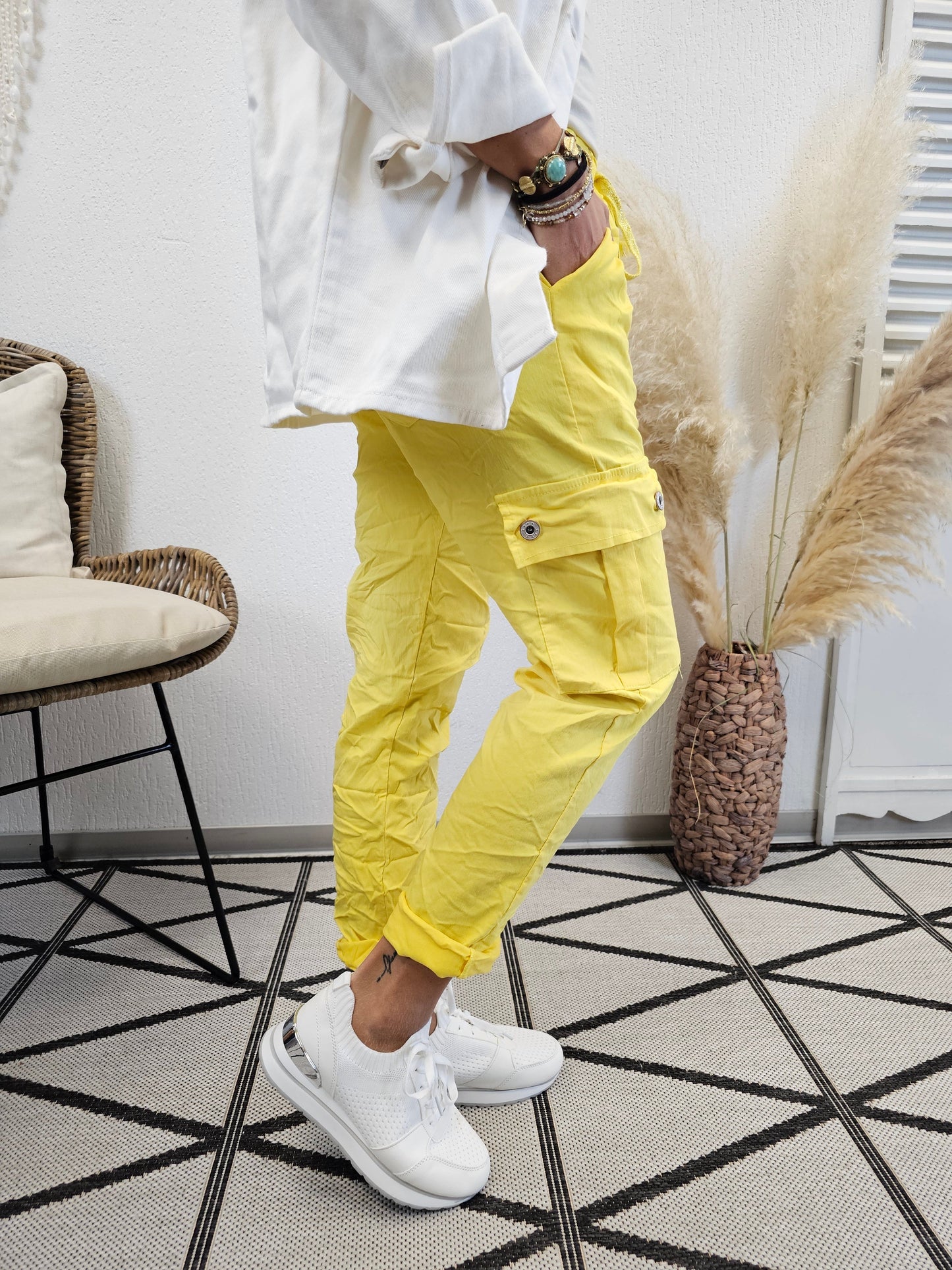 Cargo Jogpants gelb