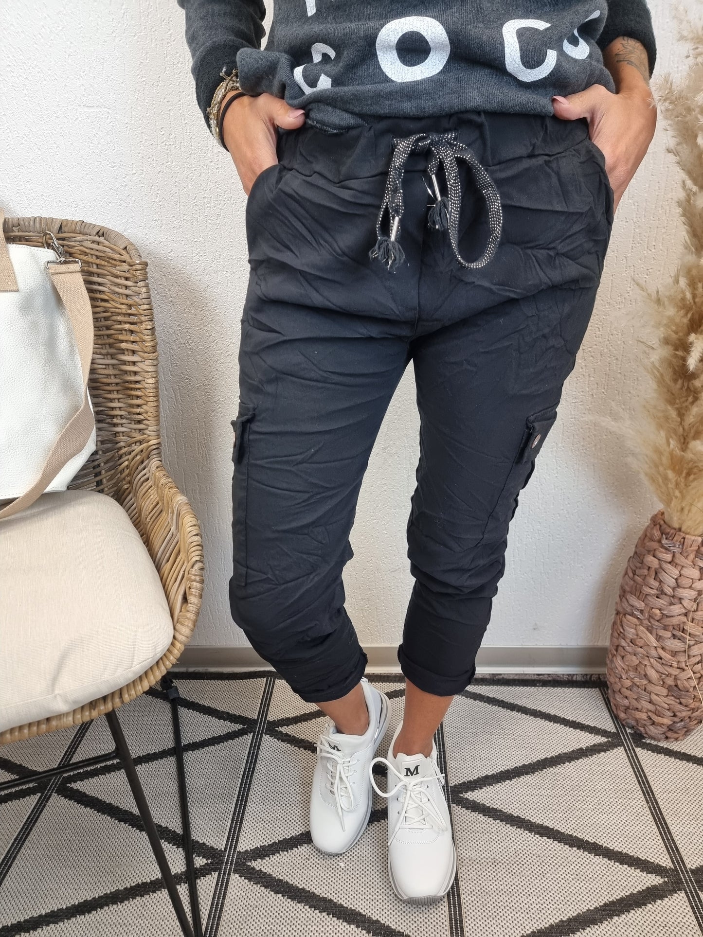 Cargo Jogpants schwarz