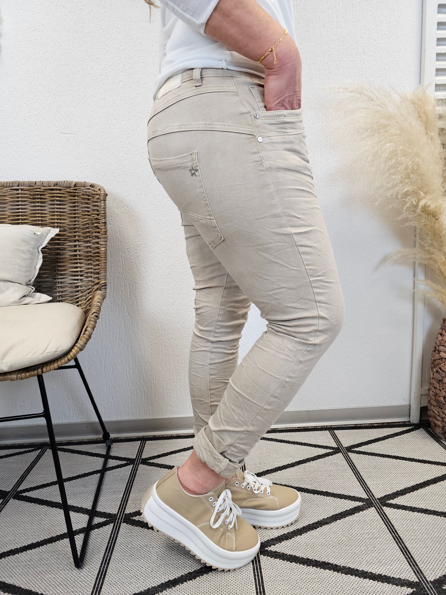 Jewelly Jeans in Beige JW2573-14