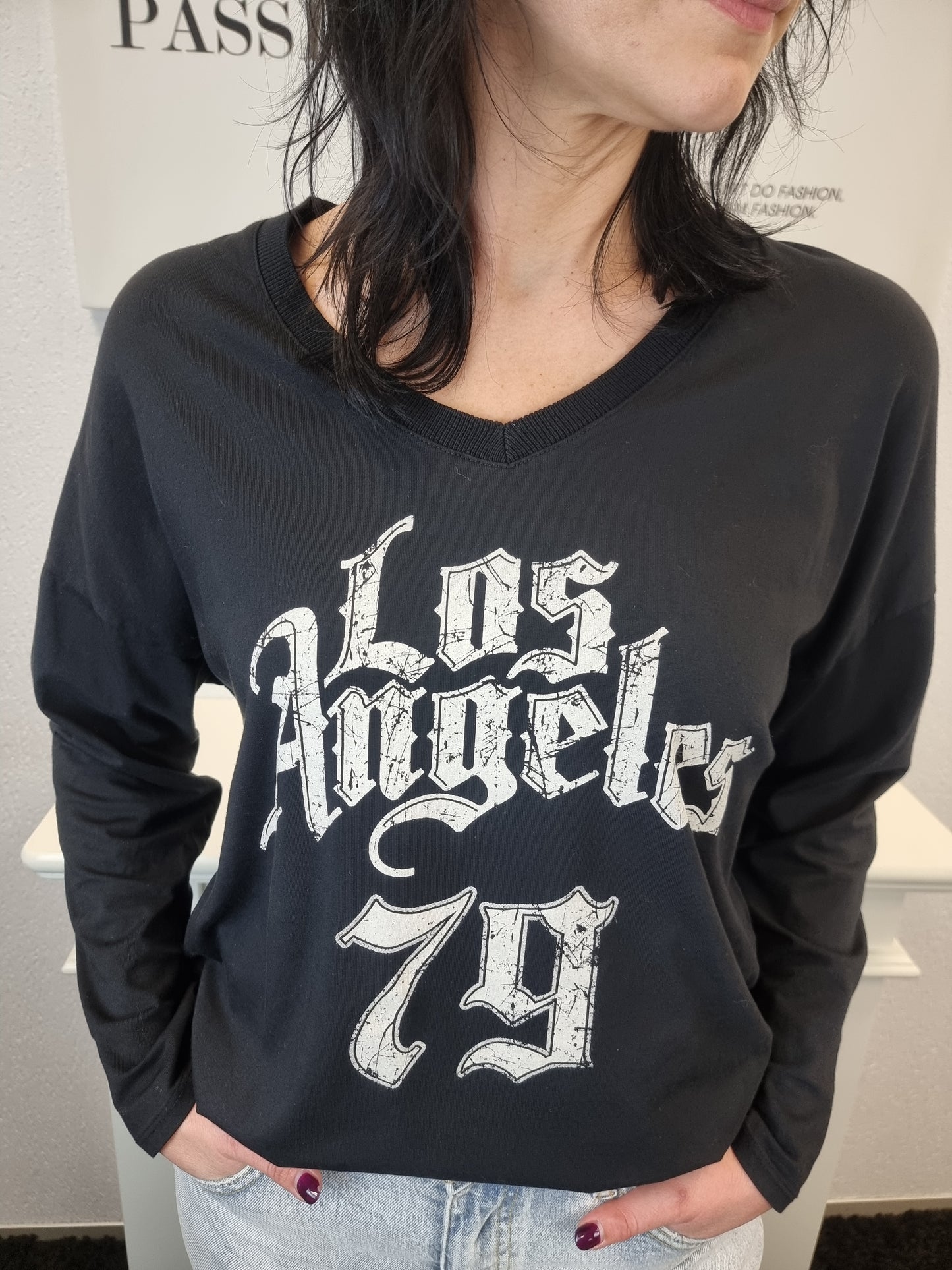 Langarmshirt in verschiedenen Farben "Los Angeles"
