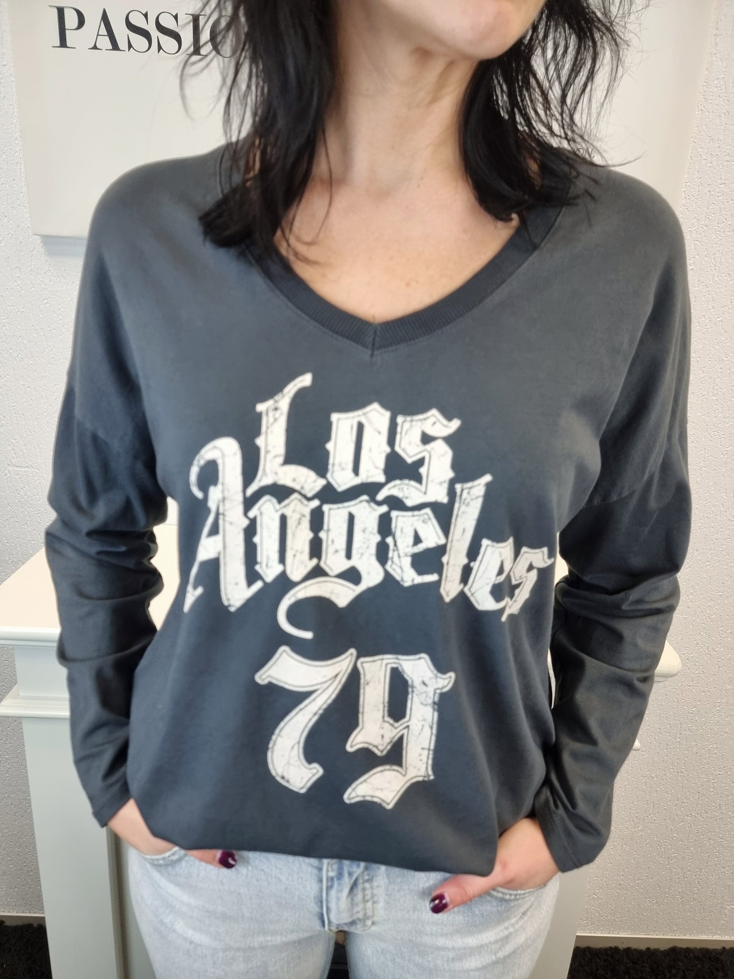 Langarmshirt in verschiedenen Farben "Los Angeles"