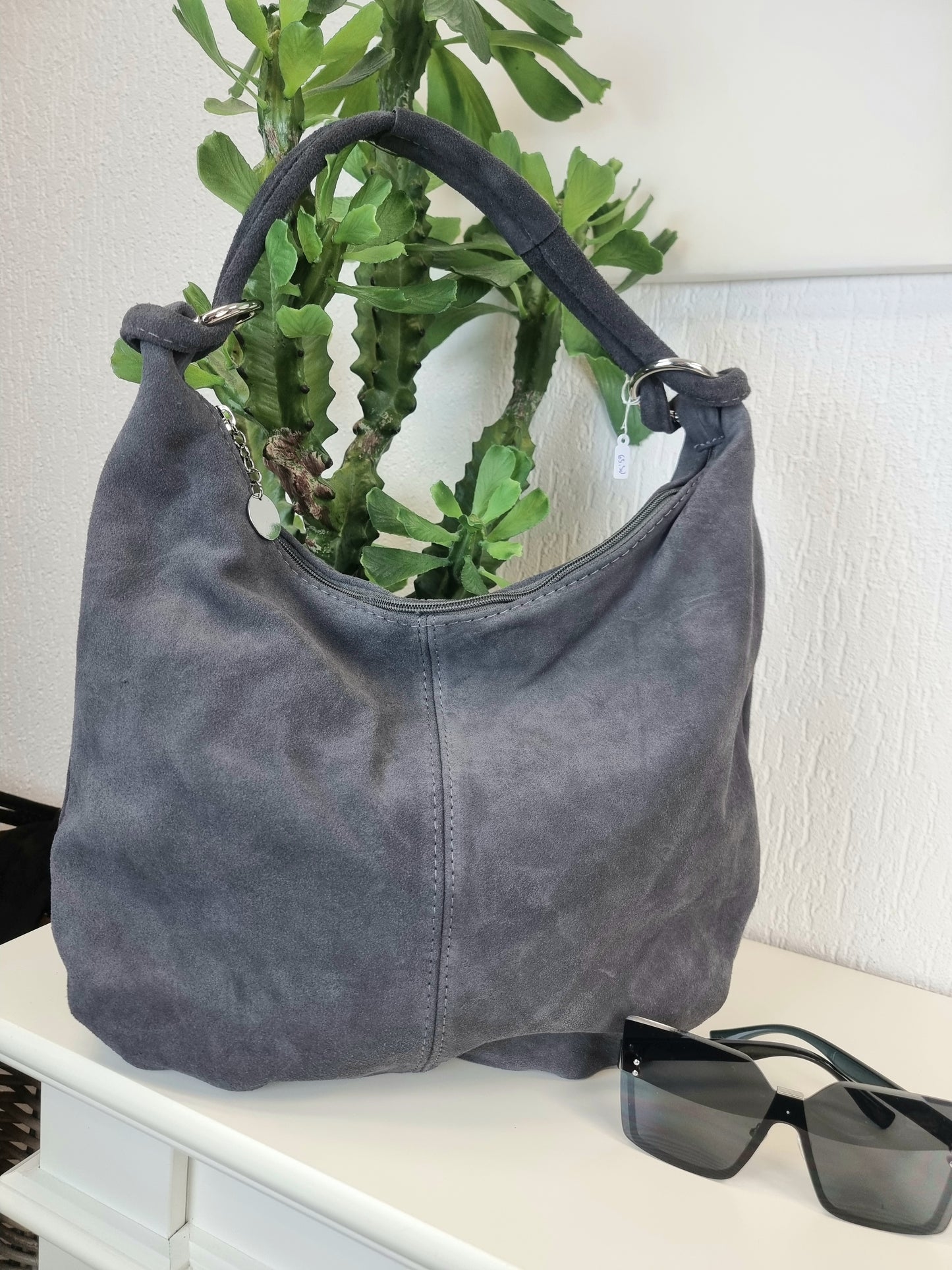 Wildleder Schultertasche, Wildledertasche, Shopper, in verschiedenen Farben Größe 1