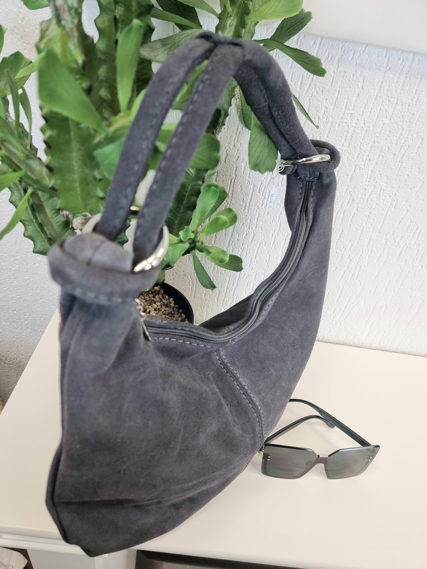 Wildleder Schultertasche, Wildledertasche, Shopper, in verschiedenen Farben Größe 1