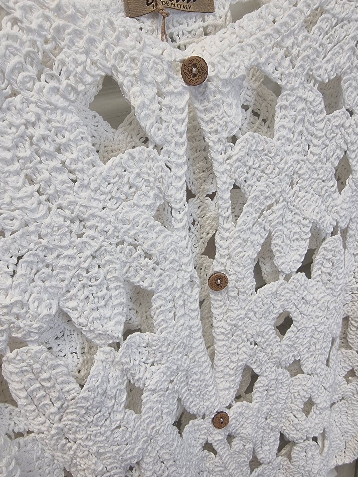 Strickweste be inn – Boho Häkelweste im Langarm-Design in 2 Verschiedenen Farben