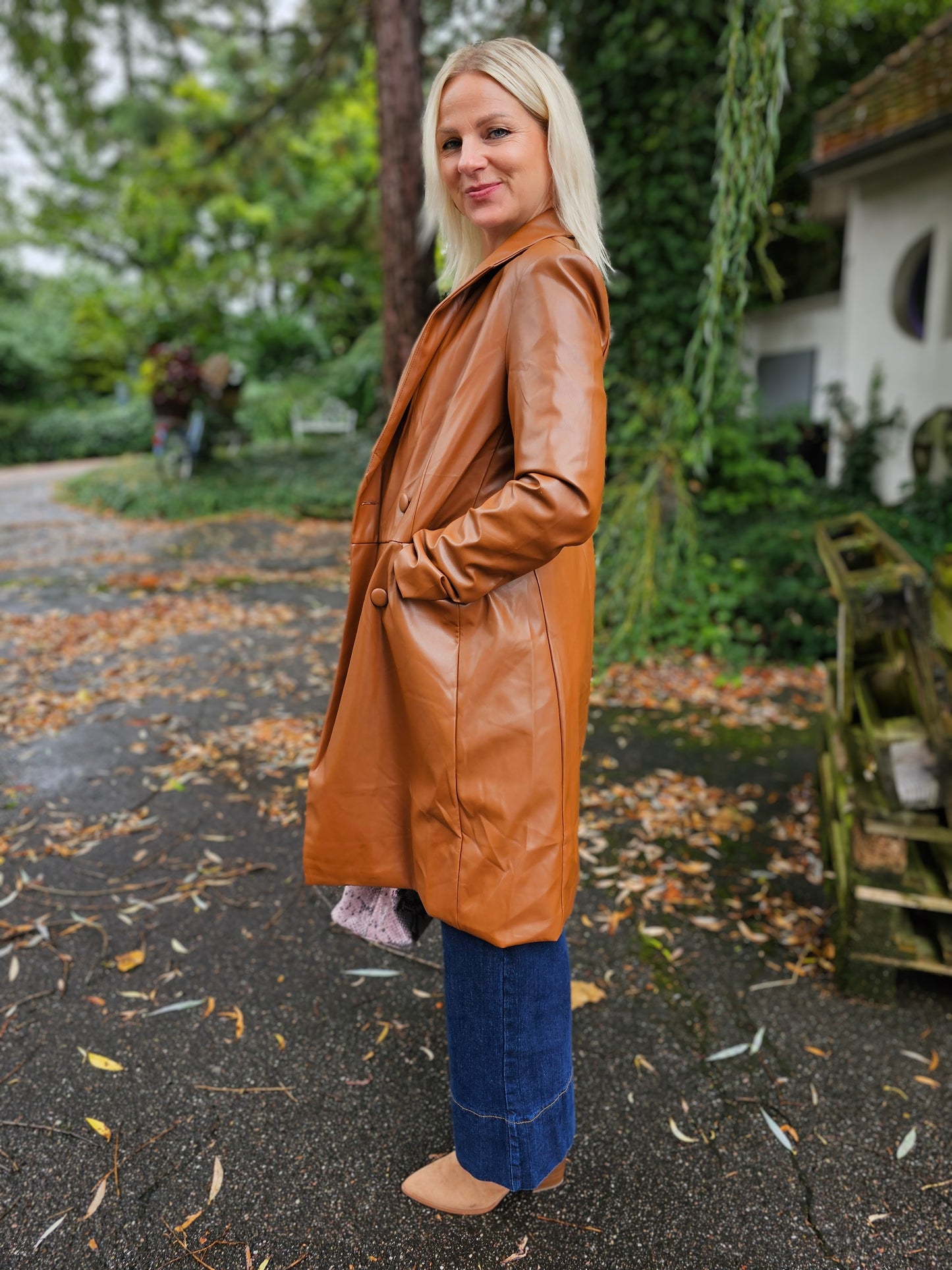 Ledermantel Vegan in verschiedenen Farben