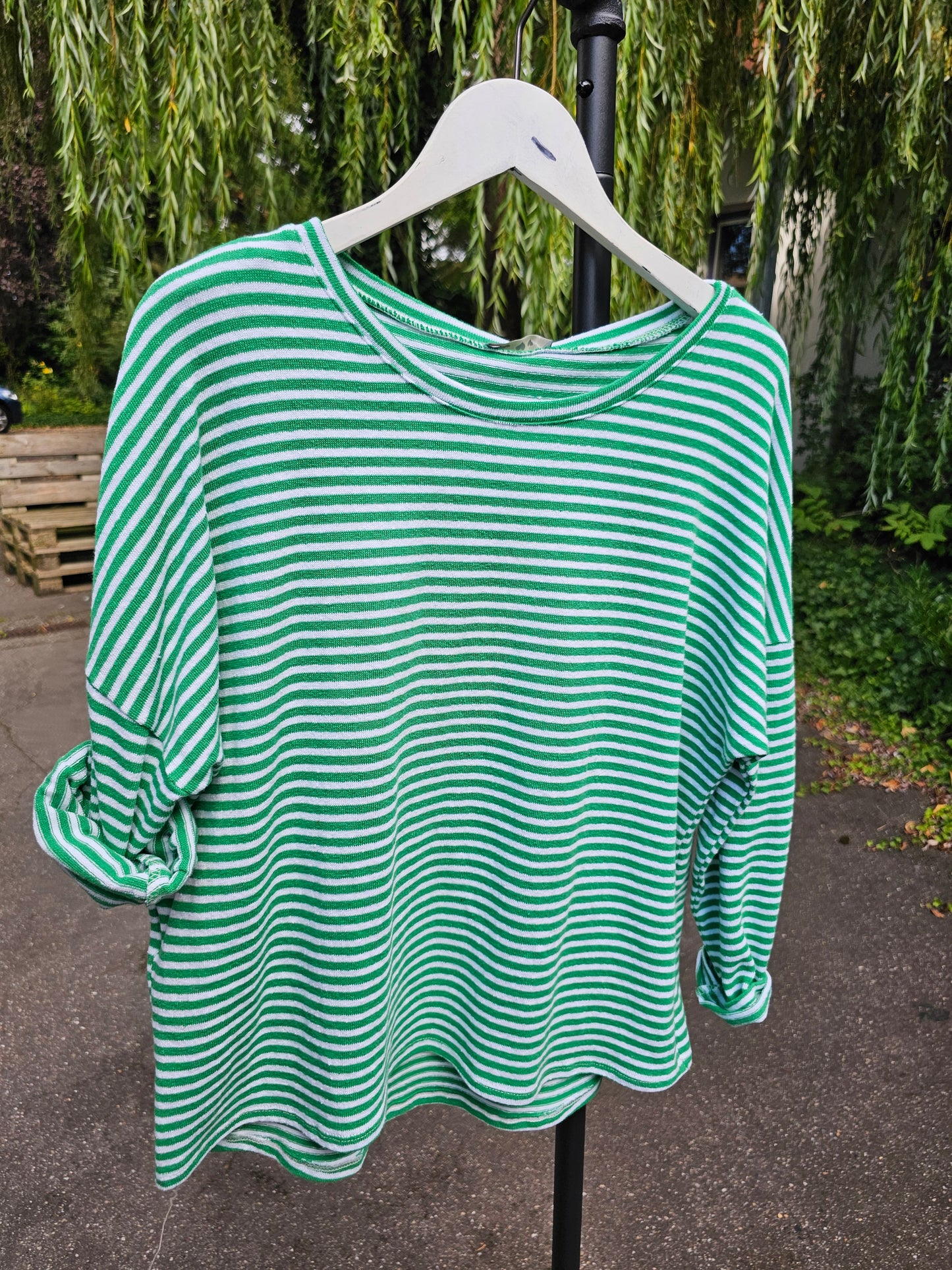 Streifen-Shirt Baumwolle in verschiedenen Farben