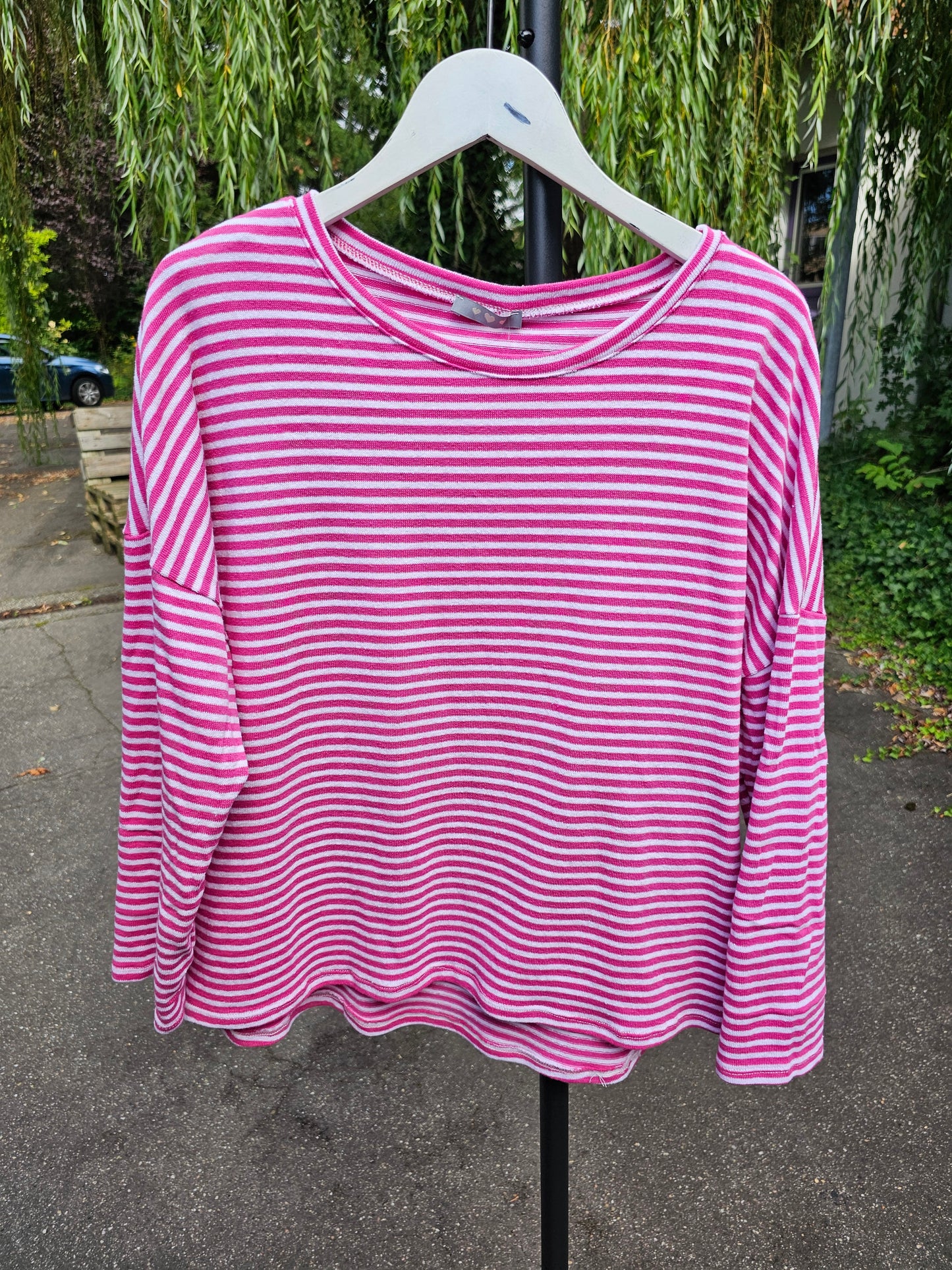 Streifen-Shirt Baumwolle in verschiedenen Farben