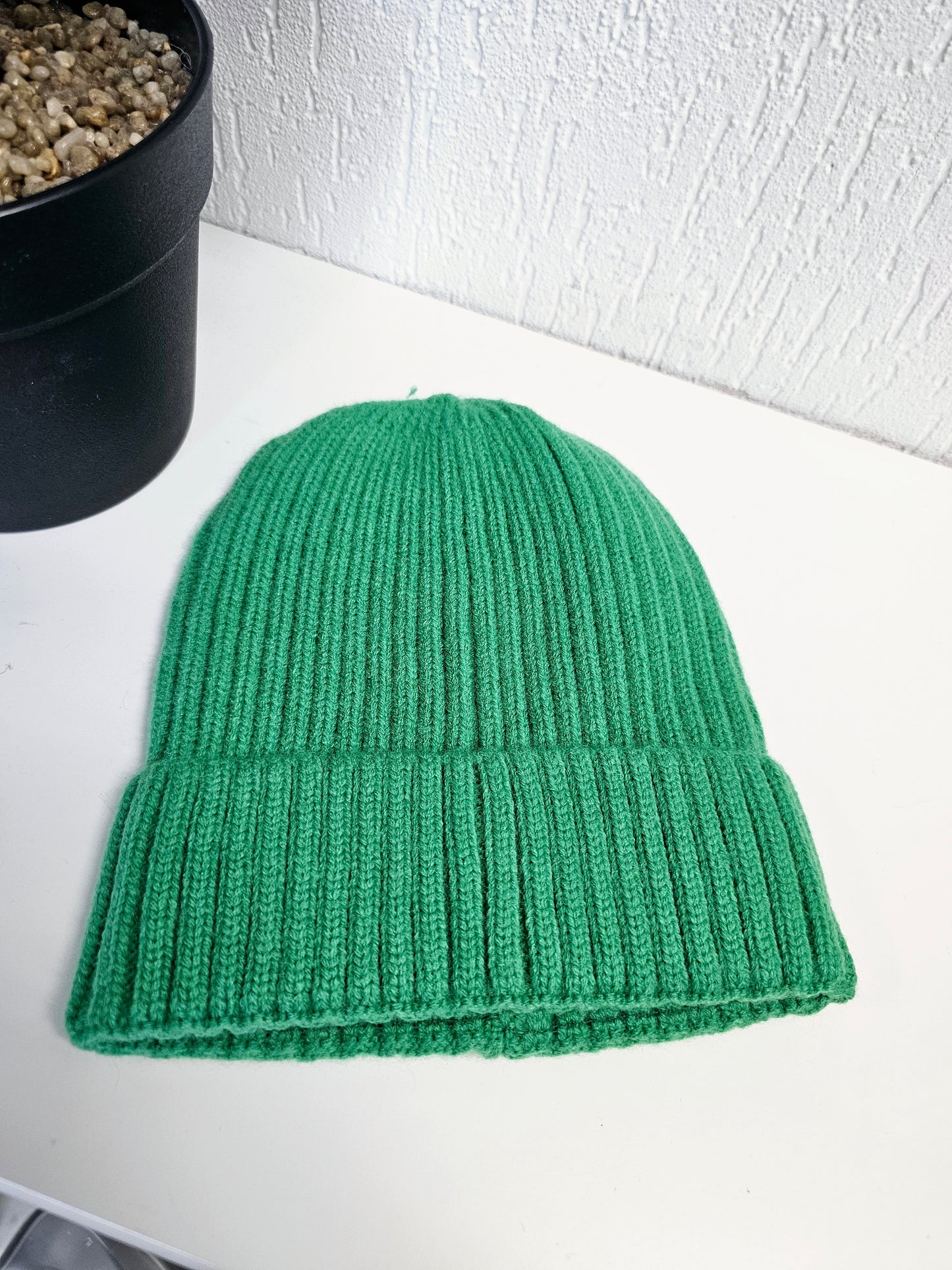 Strickmütze mit Angora Wolle in verschieden Farben