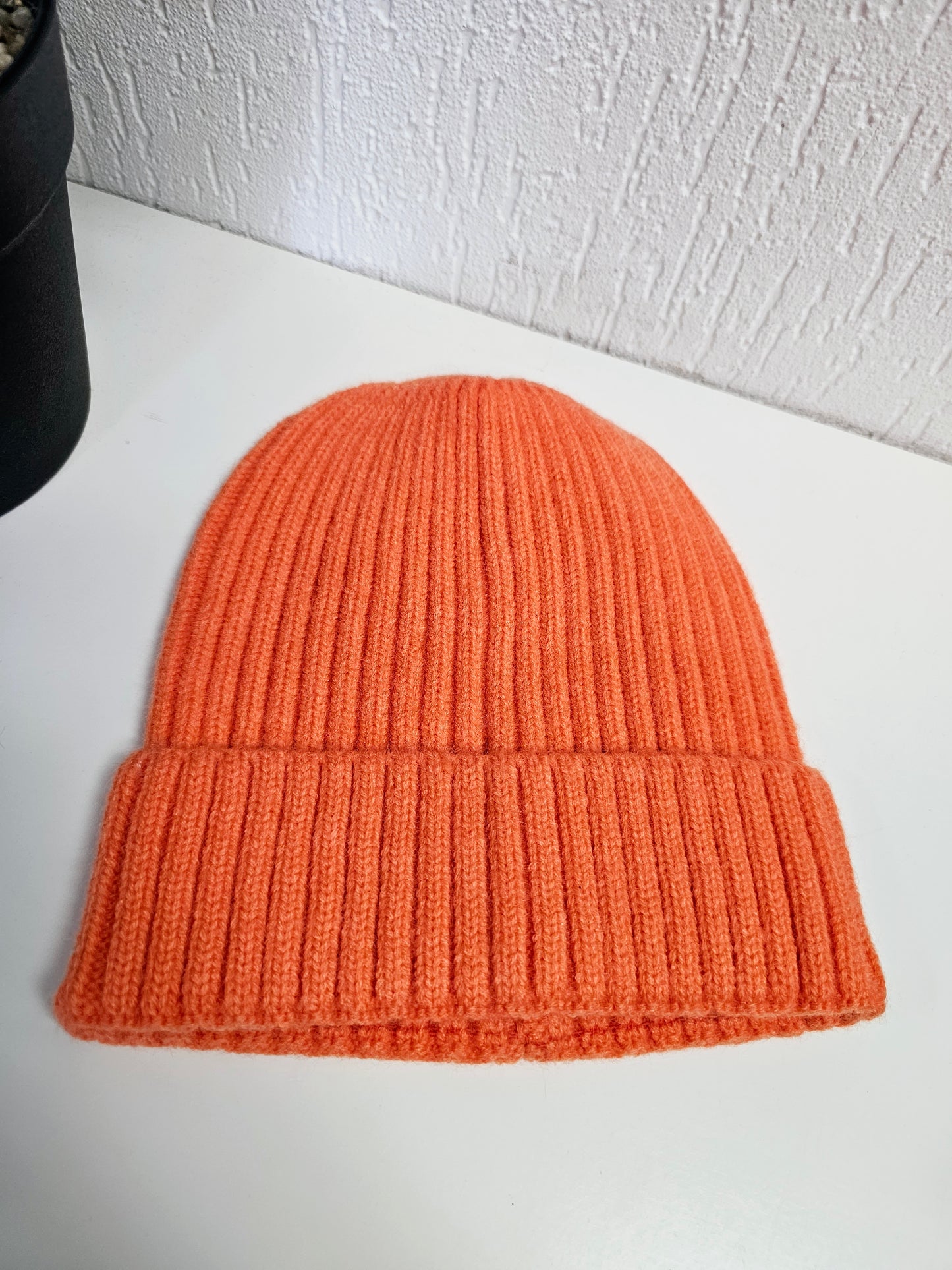 Strickmütze mit Angora Wolle in verschieden Farben