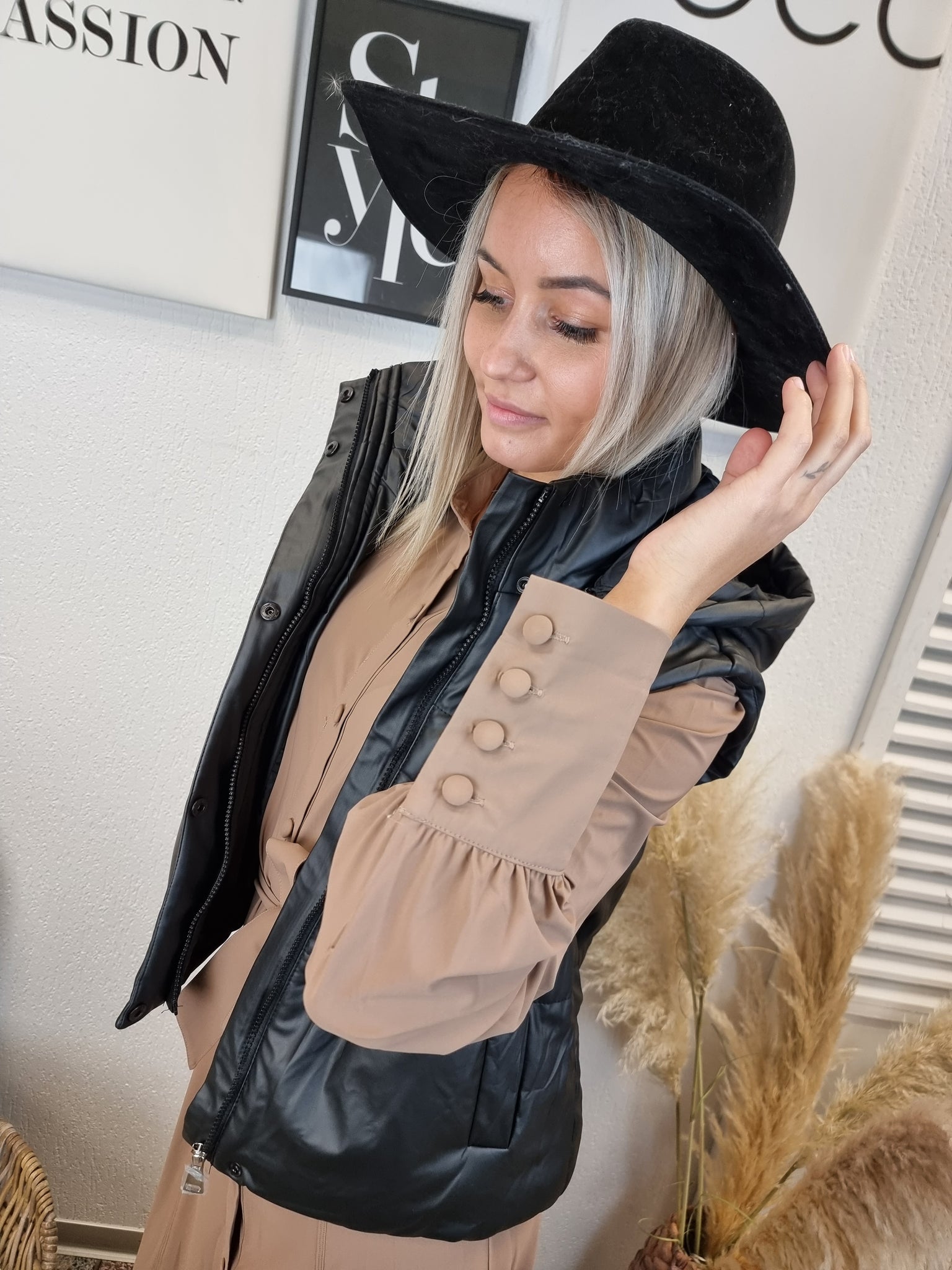 Kleid im Hemdblusenstil in 2 verschiedenen Farben