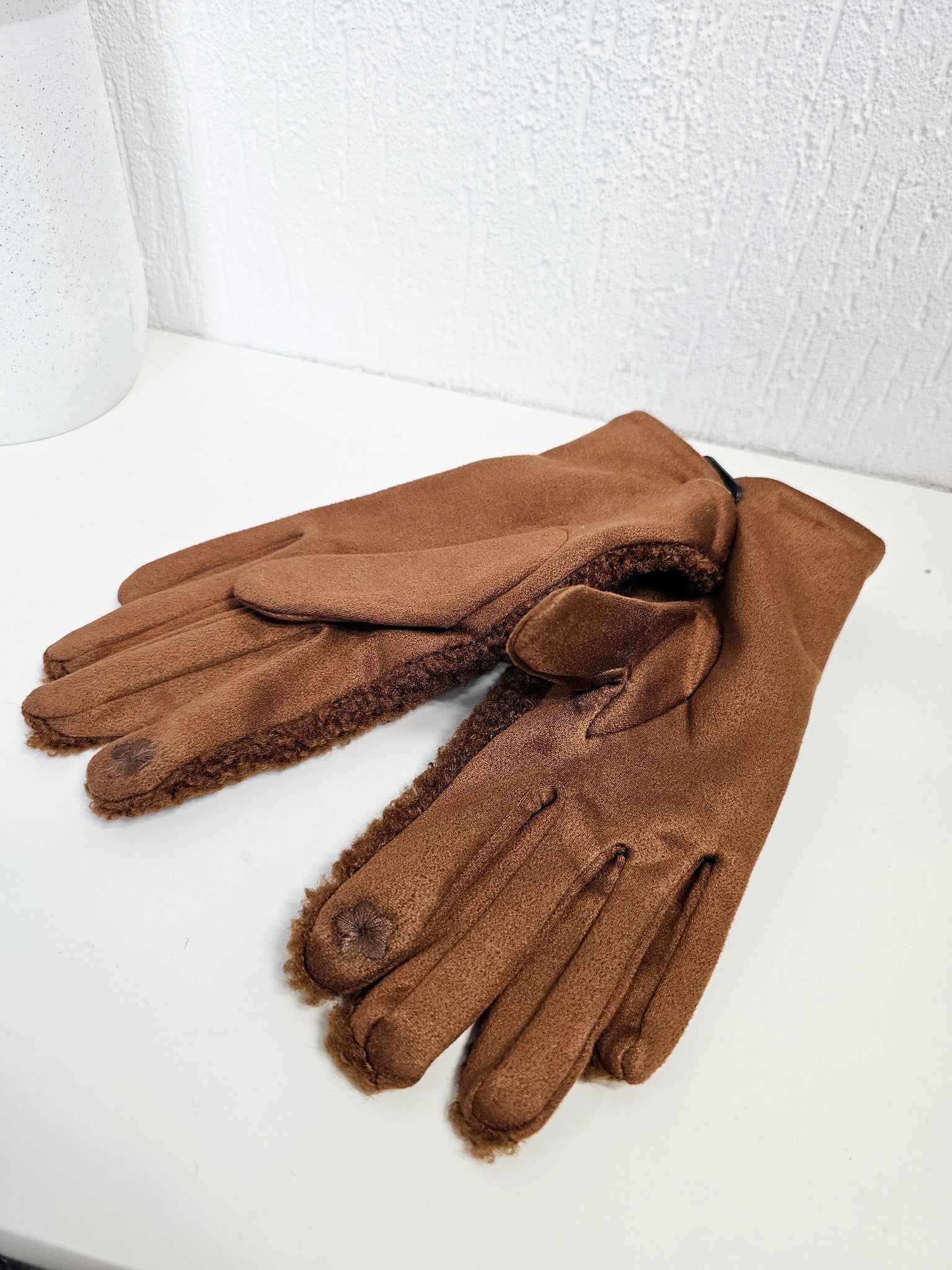 Handschuhe mit Teddyfell in verschiedenen Farben