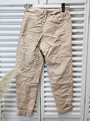 Jogpants in Lederoptik in verschiedenen Farben Onesize