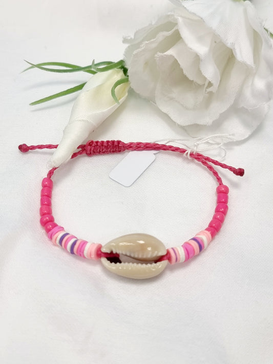 Armband Pink mit Muschel