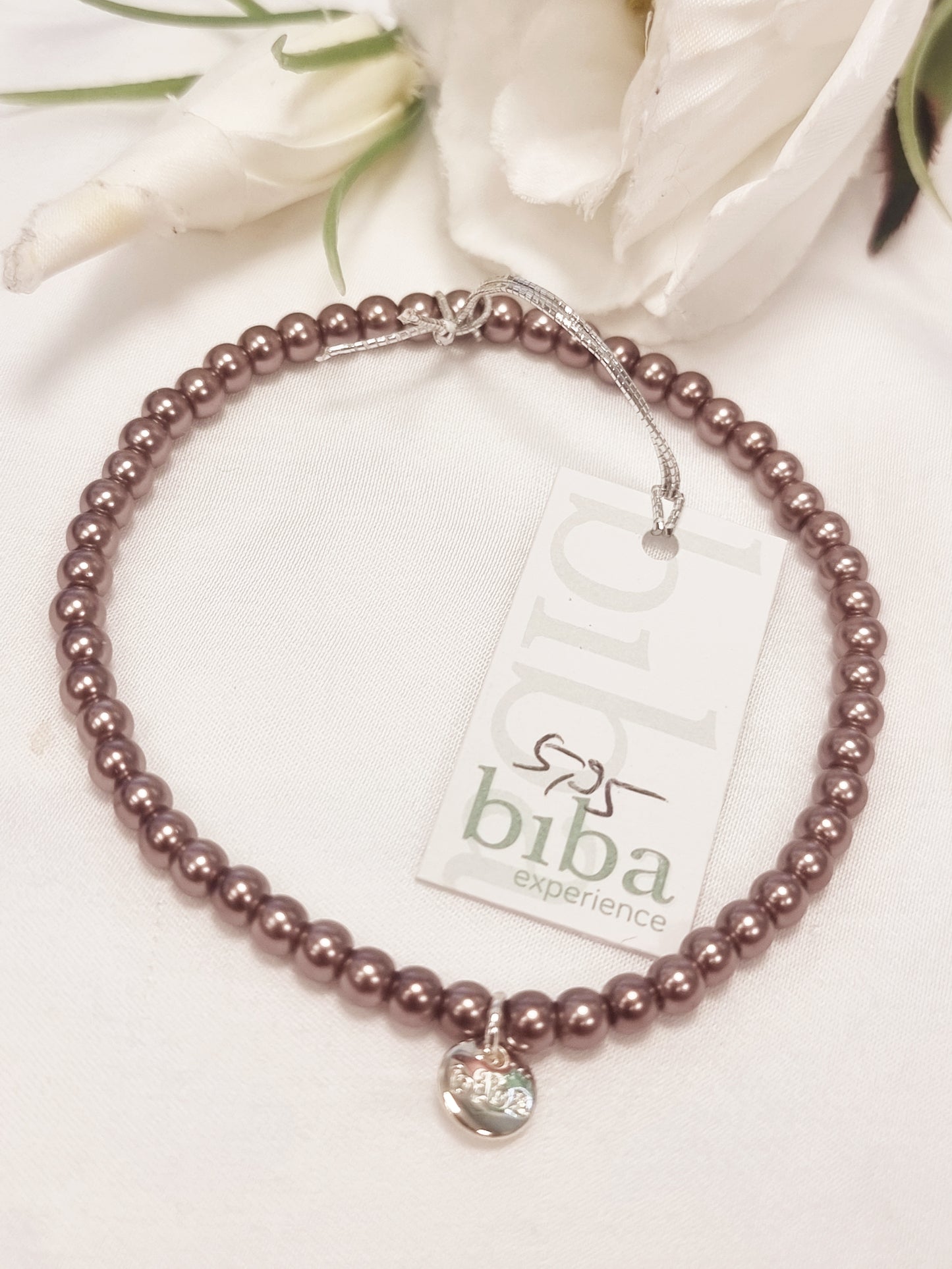 BIBA Armband Parel-Perlen 4mm in 3 verschiedenen Farben