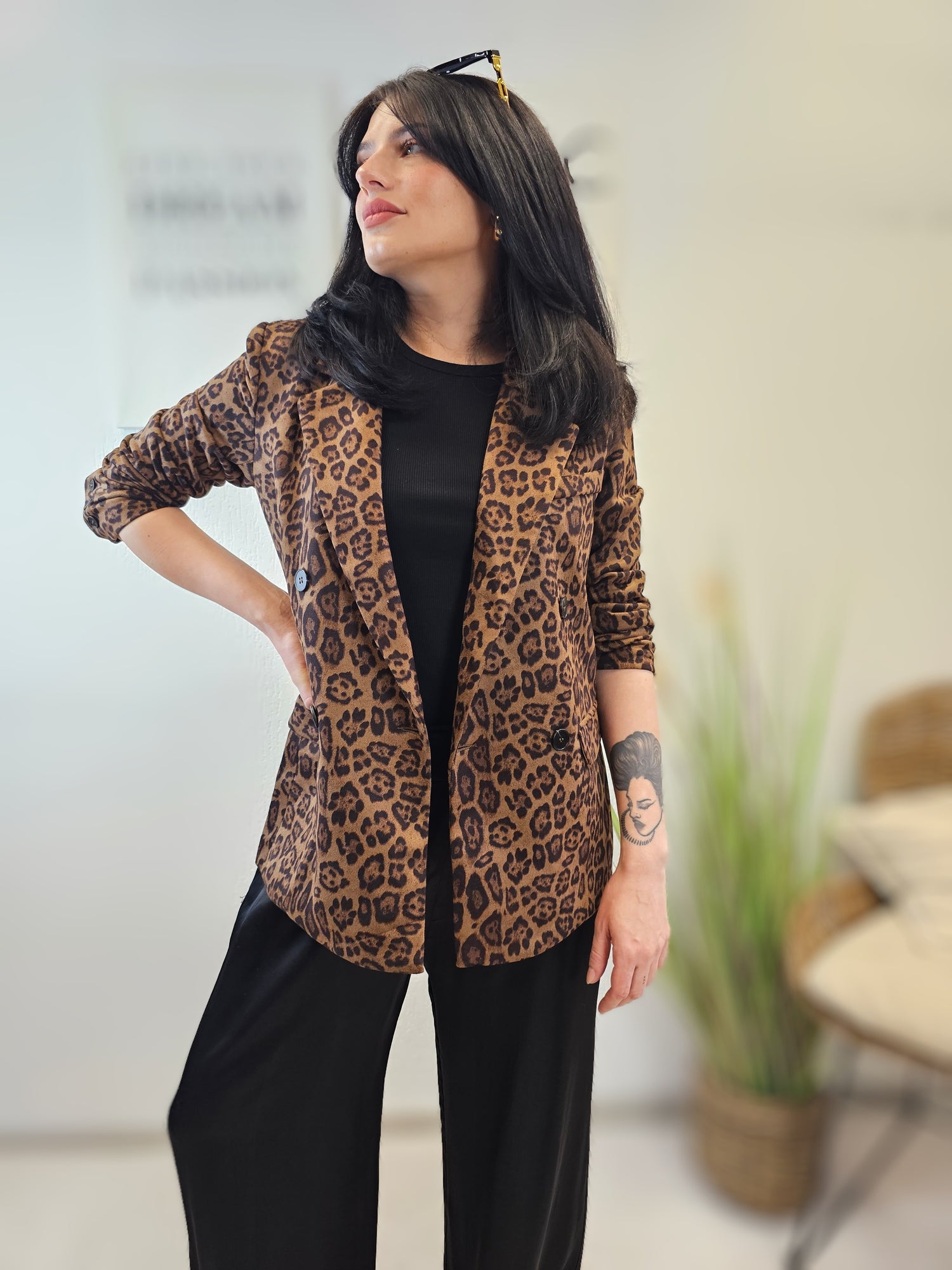 Leo-Blazer - Damen Drole de copine