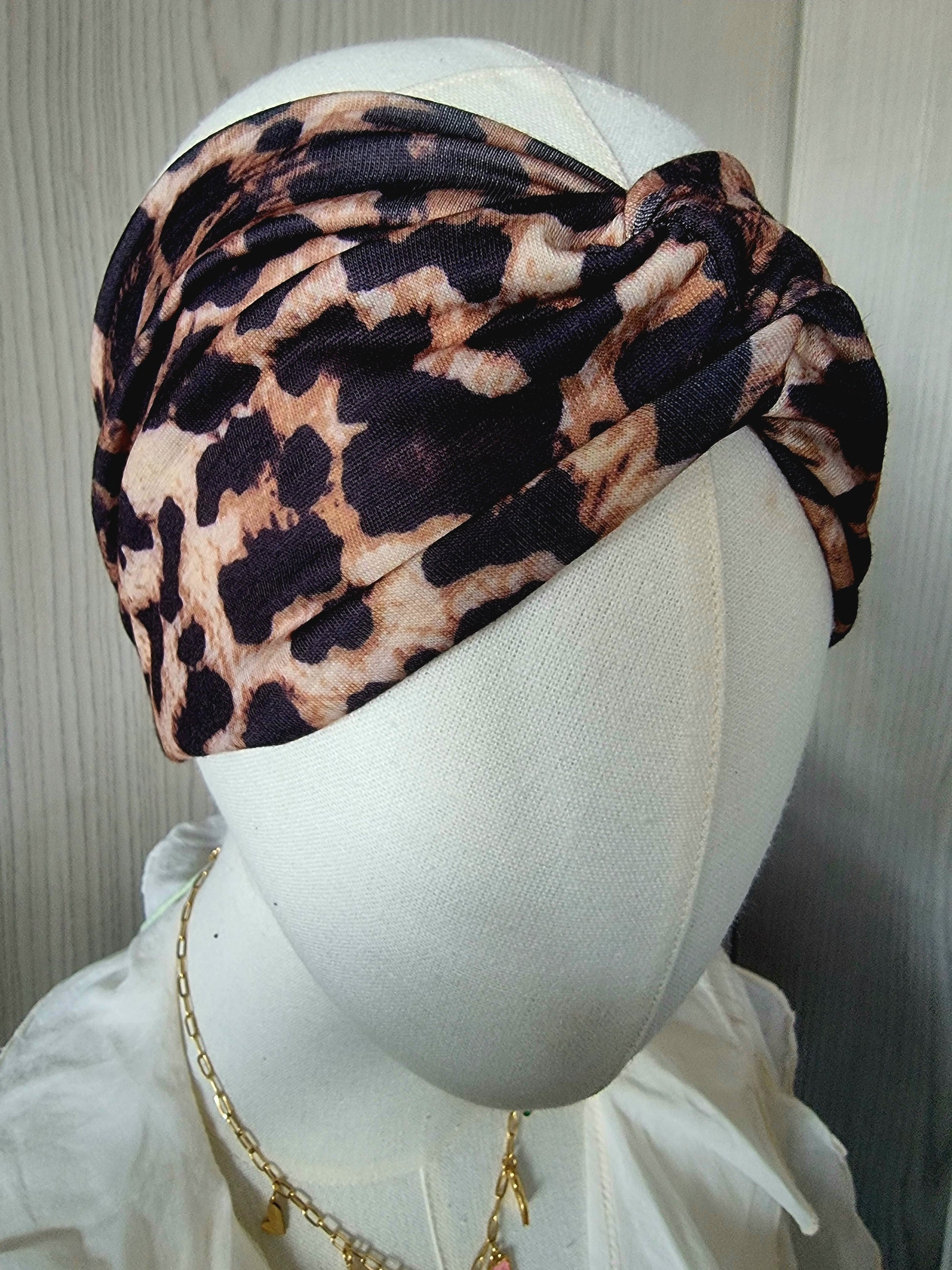 Leo Jersey Knoten Haarband / Headband für Erwachsene