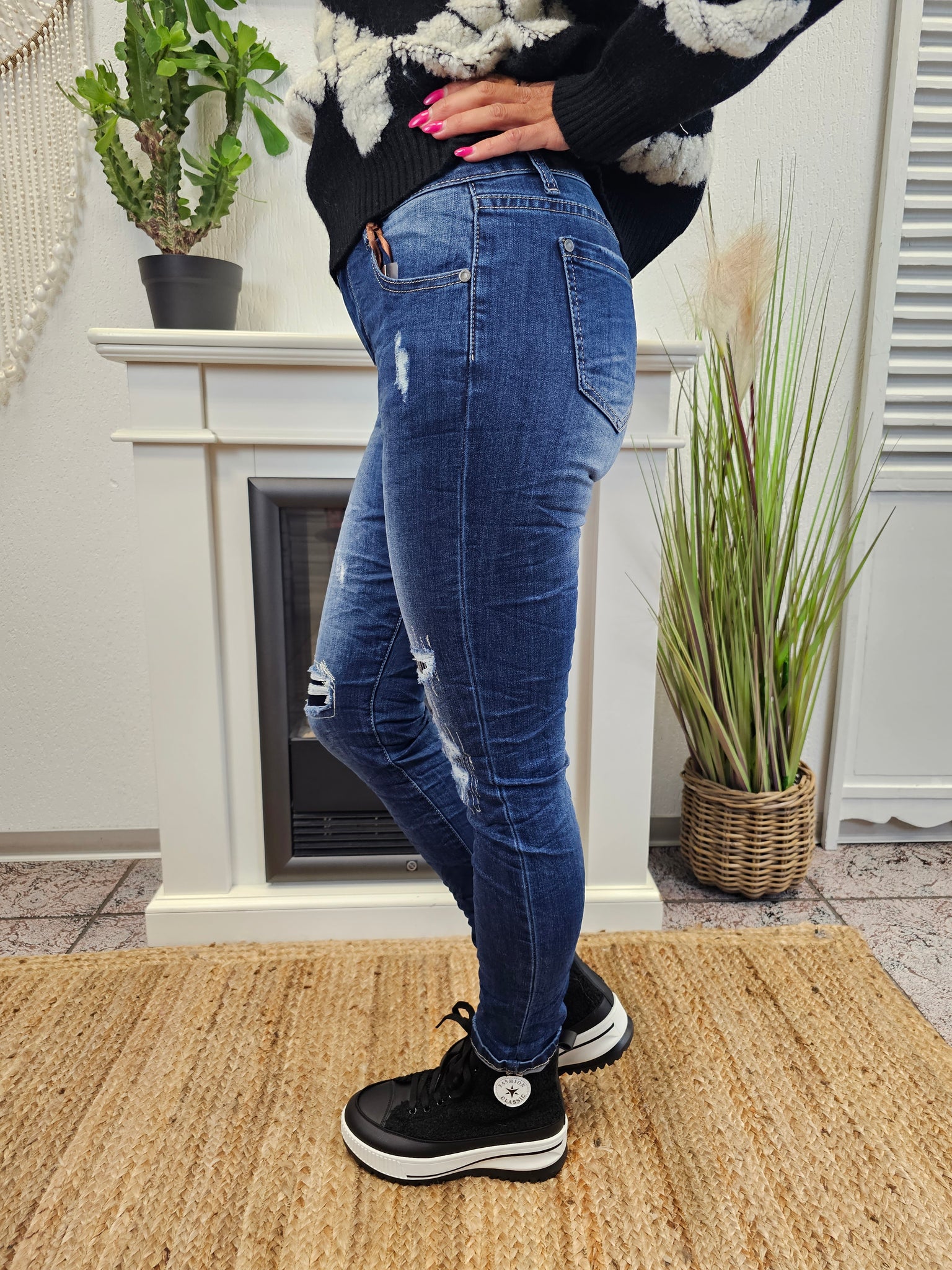 Jeans Mozzaar Destroyed Look C9671