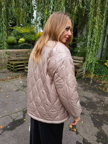 Teddyjacke Wendejacke in Creme-Beige