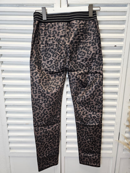 Jogpants mit Leomuster in Bronze-Schwarz Metallic Design Zac&Zoe nur noch S & XL vorrätig