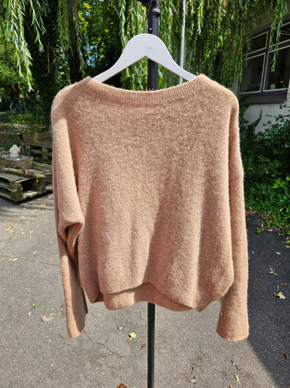 Kuscheliger Pullover Alpakawolle in verschiedenen Farben WASABI