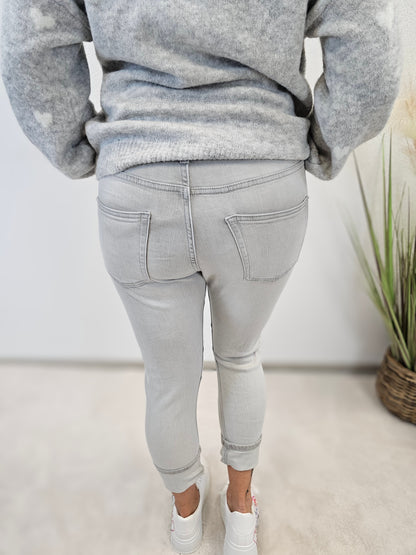 Sexy S. Woman Baggy Boyfriend Jeans Used Look & Rissen SW1220