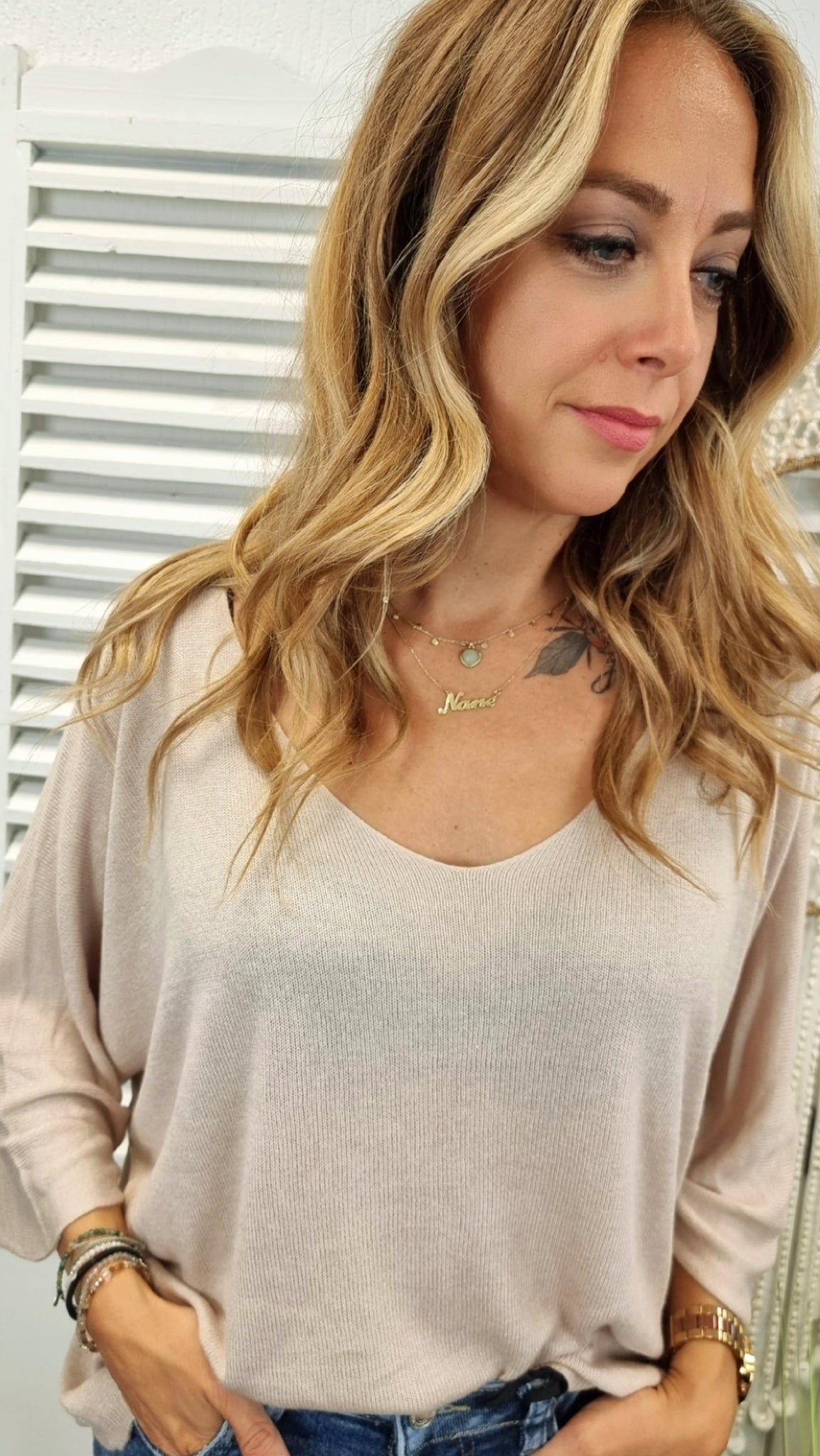 Leichter weicher Pulli in vielen Farben - Onesize -